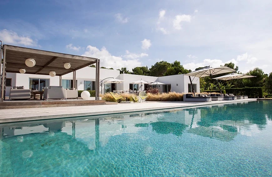 VILLA LUZ ES UNA CASA ELEGANTE Y MODERNA CON VISTA PANORÁMICA Y PUESTA DE SOL, Cala Conta, Sant Josep